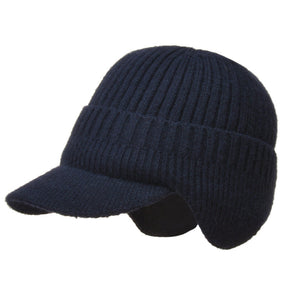 Beanie : Beanie Heren Marineblauw - BeanieCaps - Warme Gebreide Muts voor Buitenshuis in van Pantino