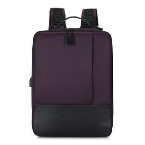 bags : Laptoptas Zwart - Anti Diefstal in Paars van Pantino