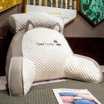 home & garden : BackRest - Stoel Waist Kussen - Wit in Wit van Pantino