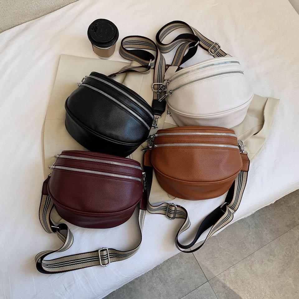 bags : Schoudertas Dames Zwart - BumBag - Modieuze voor in van Pantino