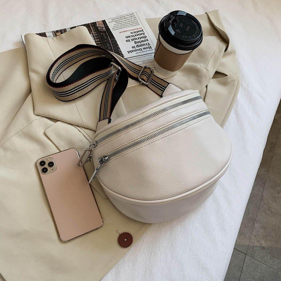 bags : Schoudertas Dames Zwart - BumBag - Modieuze voor in van Pantino