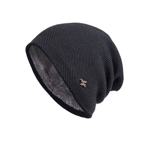 Beanie : Muts Donkergrijs - ArcticCozy - Winter Warme in Donkergrijs Brun van Pantino