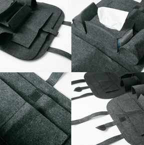 Car Seat Organizer : Auto Achterbank Opbergzak Organisator - Donker Grijs in van Pantino