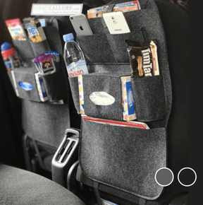 Car Seat Organizer : Auto Achterbank Opbergzak Organisator - Donker Grijs in van Pantino