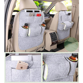 Car Seat Organizer : Auto Achterbank Opbergzak Organisator - Donker Grijs in van Pantino
