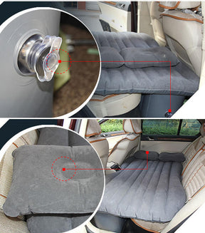 outdoor equipment : Opblaasbare Auto Achterbank Matras - Zwart in van Pantino
