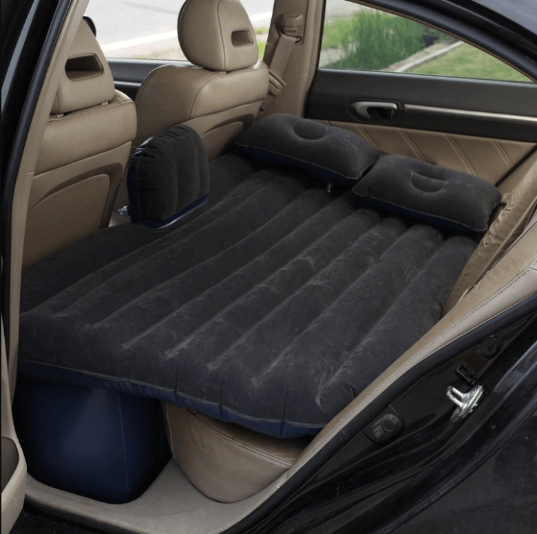 outdoor equipment : Opblaasbare Auto Achterbank Matras - Zwart in Zwart van Pantino