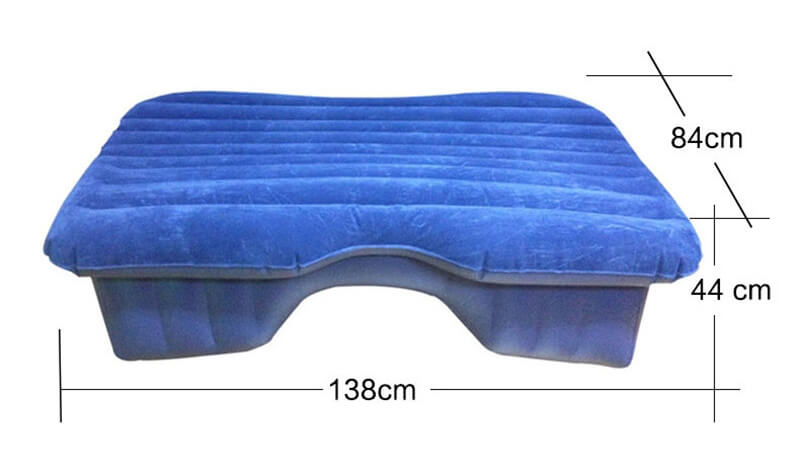 outdoor equipment : Opblaasbare Auto Achterbank Matras - Zwart in van Pantino