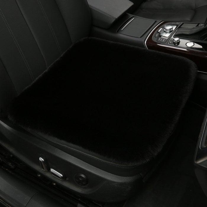 other : CarMat - Pluche Hoezen voor Autostoelen - Lichtroze in Zwart Lichtroze van Pantino