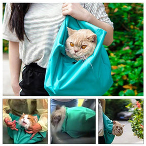 pets : Comfy Cat Reisetui - Blauw in van Pantino