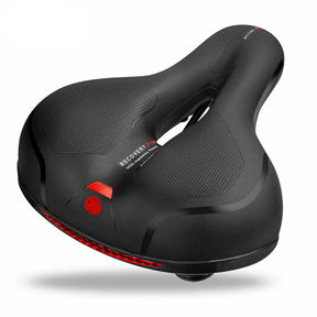 outdoor equipment : Comfy Seat - Krachtige, Ademende Fietszadels - Zwart Rood in van Pantino