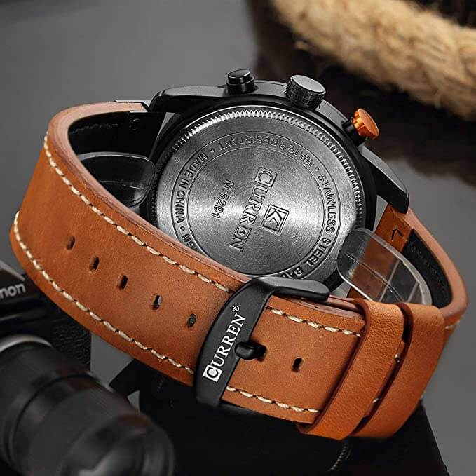 watches : Horloge Heren Zwart - Curren Chronograaf Polshorloge voor in van Pantino
