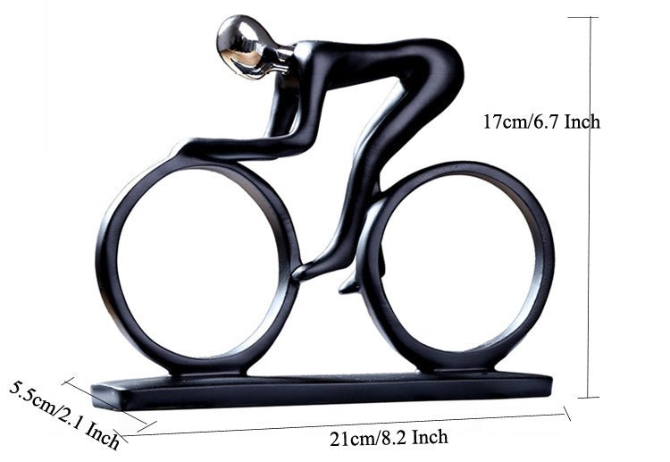 home & garden : CycleCraft - Fiets Sculptuur - Goud in van Pantino