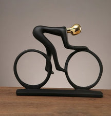 home & garden : CycleCraft - Fiets Sculptuur - Goud in Goud van Pantino