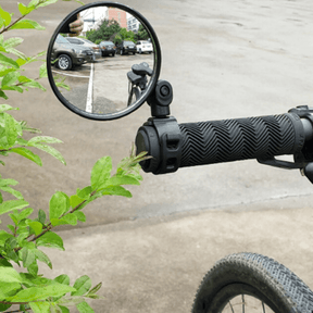 outdoor equipment : Fietsspiegel CycleView - Brede Hoek Verkeerszicht voor Fietsers - Universeel Zwart in 1 + 1 Gratis van Pantino