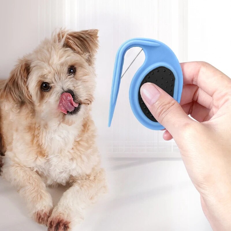 pets : FluffFree - Moeiteloos Klitten Verdwijnen - Blauw in van Pantino