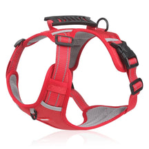 pets : PawEase - Anti-Stick Hondengordel - Oranje in Rood Zonder reflecterende riem van Pantino