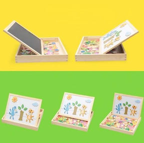 other : Magnetisch Teken - En Puzzelbord Kinderen in van Pantino