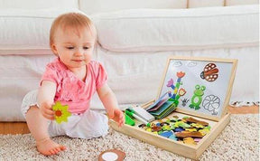 other : Magnetisch Teken - En Puzzelbord Kinderen in van Pantino