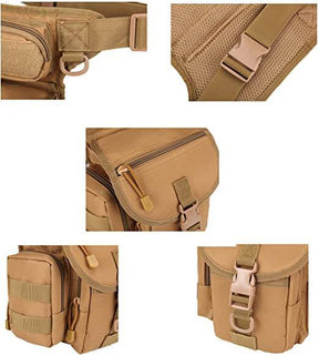 bags : Tactische Beenzak voor Heren - Beige in van Pantino