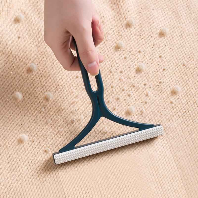 Lint Remover : Dubbelzijdige Handmatige Haarverwijderaar Siliconen - Blauw in van Pantino