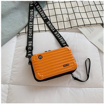 bags : Reiskoffer Dames Zwart - DuffelBag - Minikoffertas voor in Oranje van Pantino