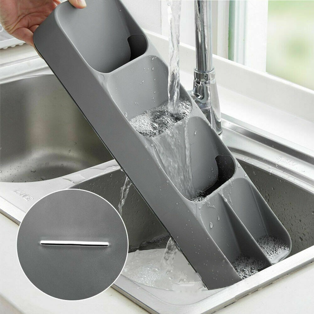 home & garden : CutleryOrganizer - Compacte Keukenbestek Organiser - Grijs in van Pantino