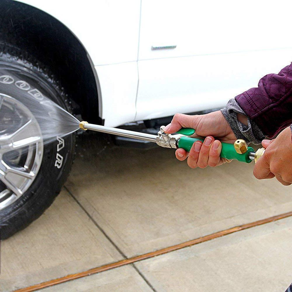 outdoor equipment : EasyWash - Hogedrukspuitstuk voor Tuinslang - Blauw in Groen van Pantino