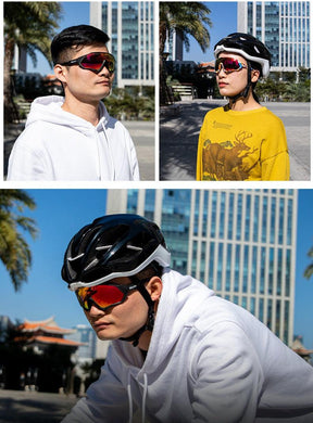 Cycling Glasses : Fietsbril Unisex Wit - Eyeglasses - Voor Racefietsen in van Pantino