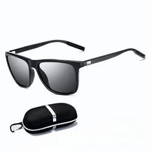 Sunglasses : Gepolariseerde Zonnebrillen voor Mannen - Zwart-Zwart in Zwart-Zwart van Pantino