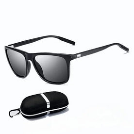 Sunglasses : Gepolariseerde Zonnebrillen voor Mannen - Zwart-Zwart in Zwart-Zwart van Pantinoshop