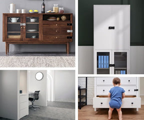 Cabinet Lock : SmartLock - Wachtwoordsloten voor Kasten - Wit in van Pantino