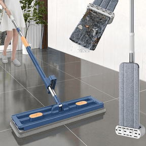 home & garden : FlatMop - 360° Roterende Mop - Blauw in Blauw van Pantino