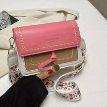 bags : Handtas Dames Paars - FlayBag in Lichtroze van Pantino