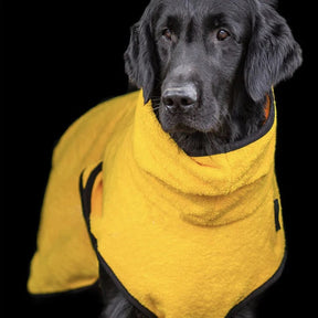 pets : FleeceFlow - Absorberende Hondenbadjas - Groen in van Pantino