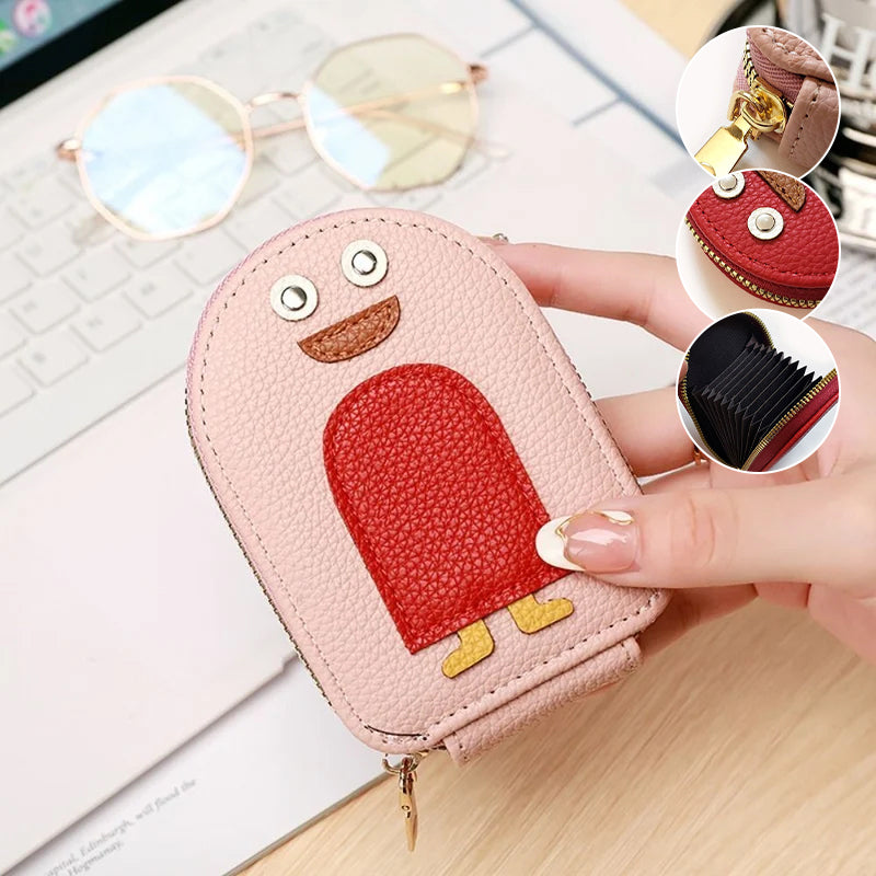 Card Holder : Kaarthouder Dames Rood - CaseCover - Pu Leren Leer in van Pantino