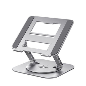 gadgets : FoldAway - 360° Draaibare Laptopstandaard - Zwart in Grijs van Pantino