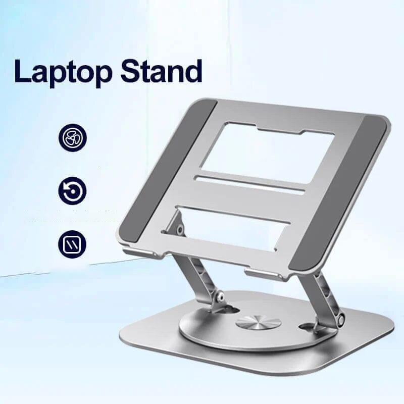 gadgets : FoldAway - 360° Draaibare Laptopstandaard - Zwart in van Pantino