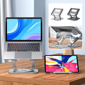 gadgets : FoldAway - 360° Draaibare Laptopstandaard - Zwart in van Pantino