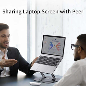 gadgets : FoldAway - 360° Draaibare Laptopstandaard - Zwart in van Pantino