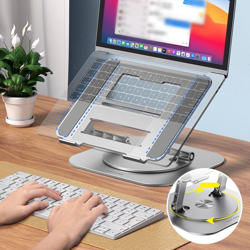 gadgets : FoldAway - 360° Draaibare Laptopstandaard - Zwart in van Pantino