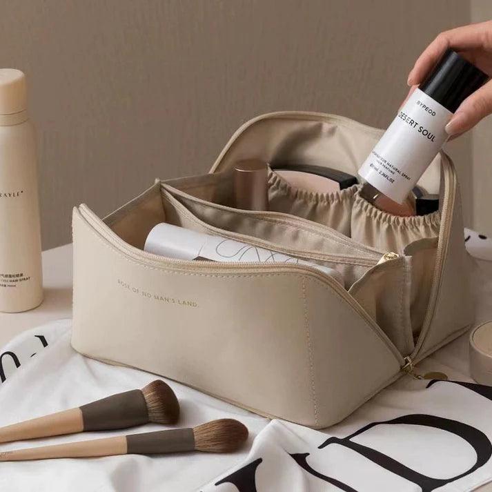 bags : Toilettas Wit - Ruime Organizer voor Make-up & Toiletartikelen in van Pantino