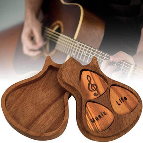 Guitar Pick : Gegraveerde Houten Gitaar Picks in van Pantino