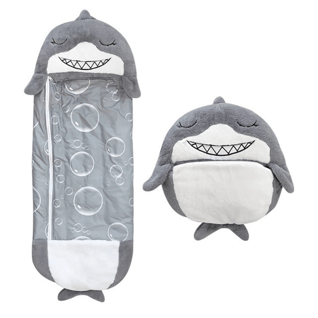 other : Happy Sleepybag - Neem Deze Slaapzak Overal Mee - Witte Eenhoorn in Haai van Pantino
