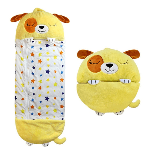 other : Happy Sleepybag - Neem Deze Slaapzak Overal Mee - Witte Eenhoorn in Hond van Pantino