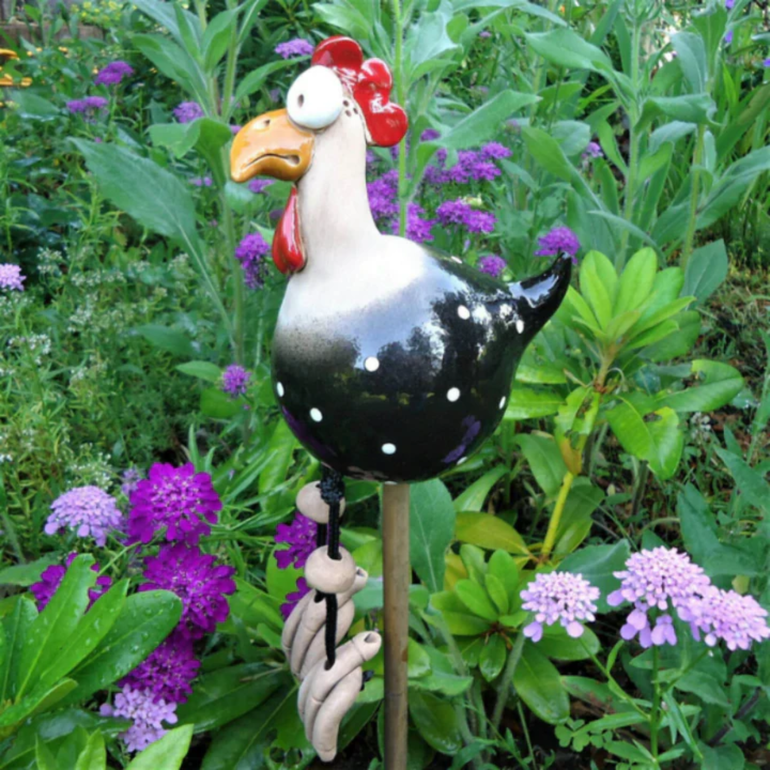 home & garden : FunnyChicken - Decoraties Kippen Beeldhouwwerk Ambachten - Zwart in van Pantino
