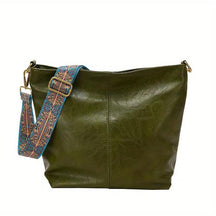 bags : HoboBag - Kruistas met Grote Capaciteit - Groen in Groen van Pantino