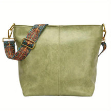 bags : HoboBag - Kruistas met Grote Capaciteit - Groen in Lichtgroen van Pantino