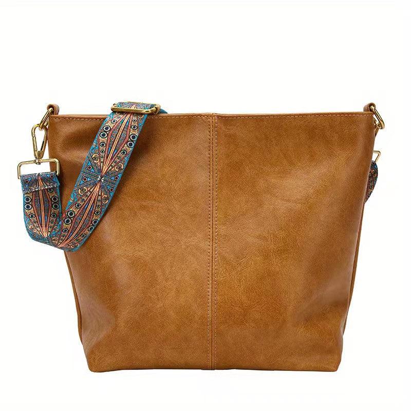 bags : HoboBag - Kruistas met Grote Capaciteit - Groen in Geel van Pantino