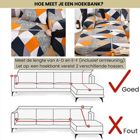 home & garden : CouchCover - Zachte Antislip Meubelbeschermer - Grijs in van Pantino